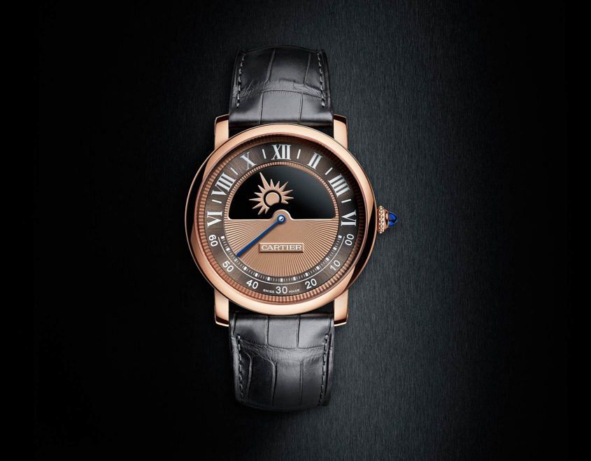 Cartier Rotonde De Cartier Mysterious Day Night Replica Reloj