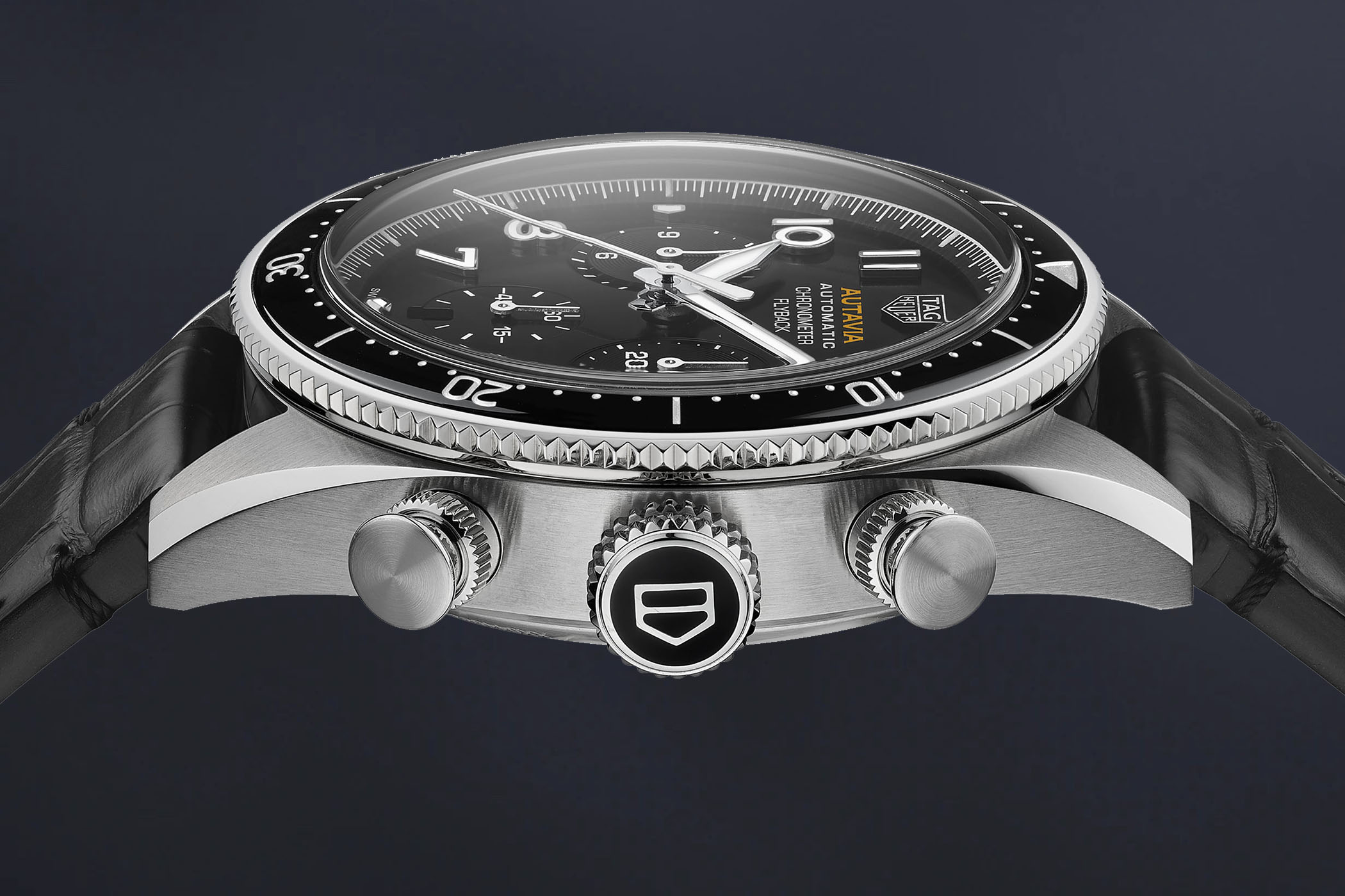 TAG Heuer Autavia Flyback Chronometer Black Dial Replica